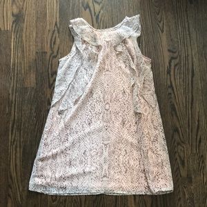 Pink snakeskin BCBGeneration dress